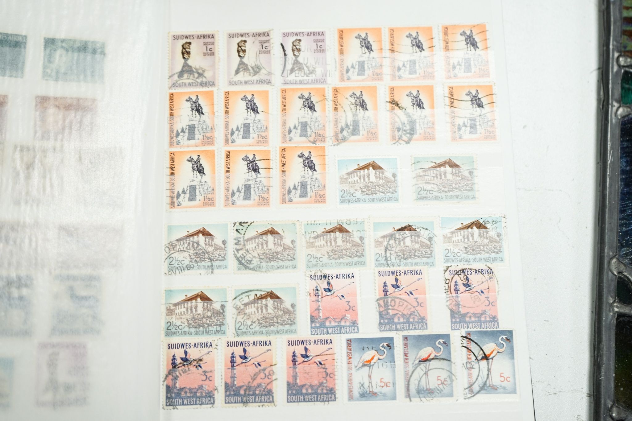 World stamps in stock books Great Britain from GVI onwards, Germany, British commonwealth, British Africa